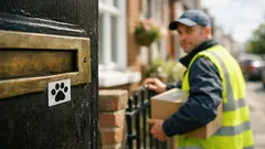 What a paw-print sticker on a letterbox can really mean for deliveries