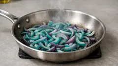 Why do red onions turn blue or green when cooking? The simple science explained