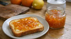 Homemade Orange Marmalade-Style Jam – bright citrus flavour with a reliable set