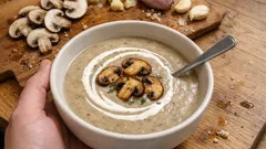 Creamy Mushroom Velouté – a simple method for a silky, restaurant-style soup