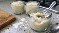 Creamy Riz au Lait Verrines – make-ahead French rice pudding with real vanilla