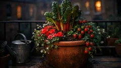 How to mix flowers and veg in pots for a thriving UK balcony garden